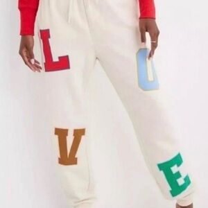 Aerie Graphic Sweatpants XS